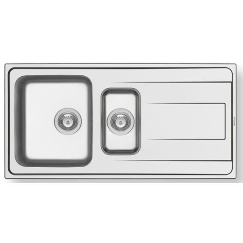 ΝΕΡΟΧΥΤΗΣ ΕΝΘΕΤΟΣ PYRAMIS Alea 100x50 1 1/2B 1D Inox Λείο 100 x 50 cm